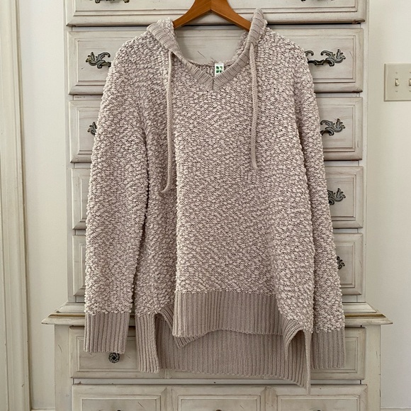 Cream Popcorn Hoodie Sweater - Picture 2 of 7